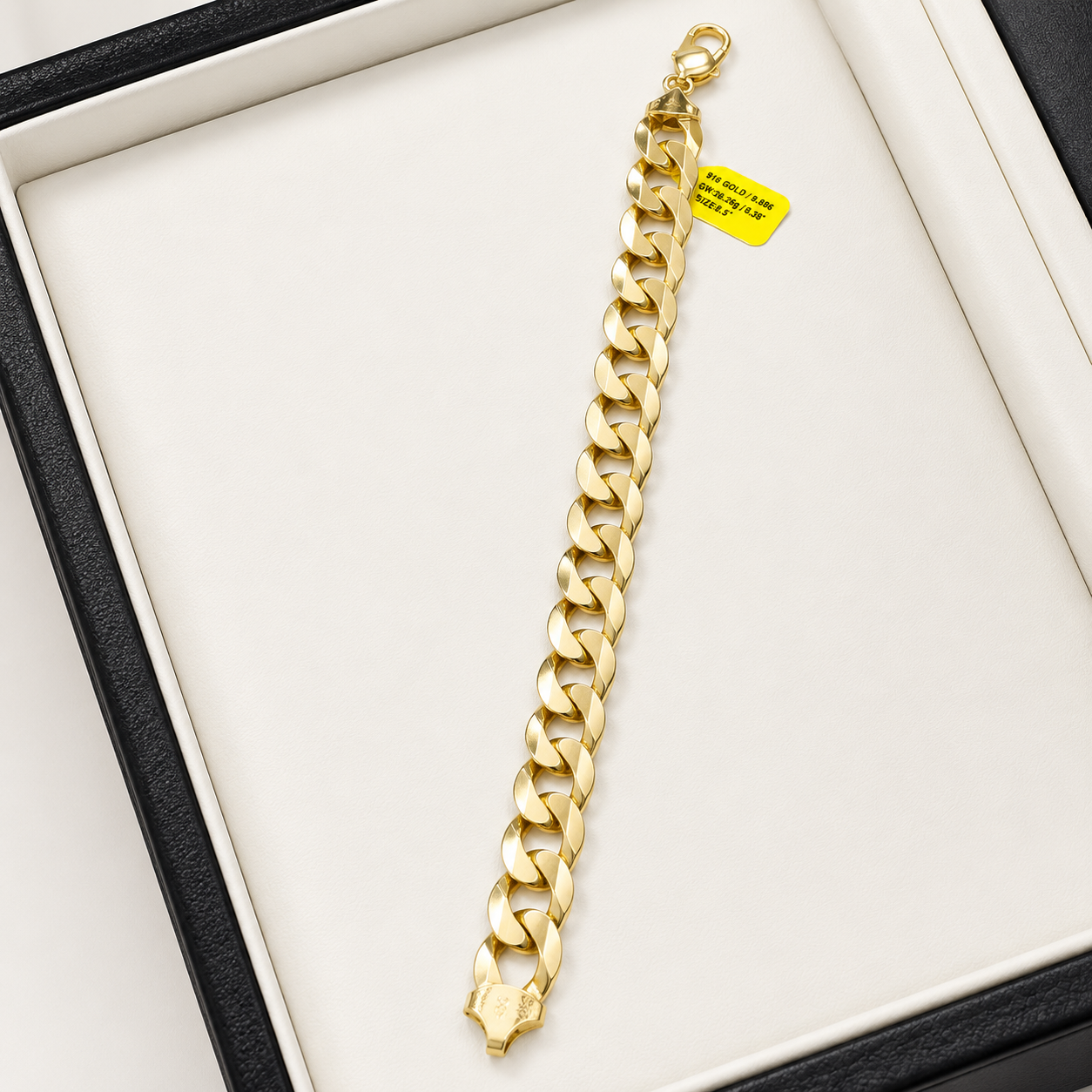 10K Cuban Bracelet 40.6g