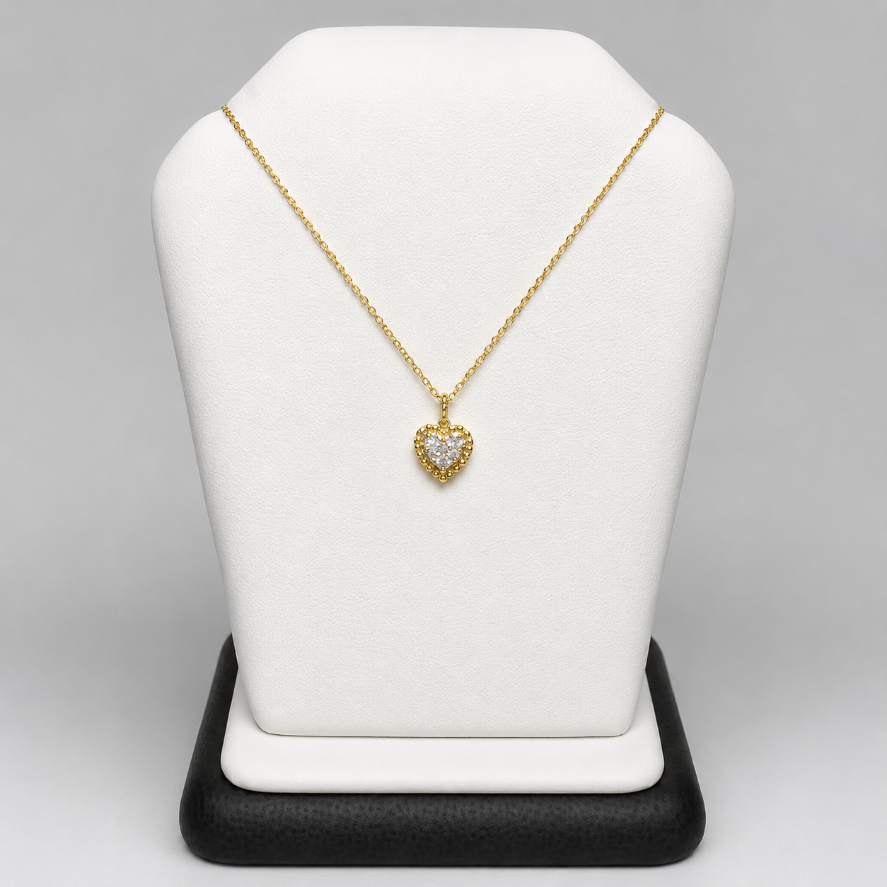 14K WG 0.10Ct Diamond Necklace