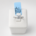 14K WG 1.00Ct Diamond Solitaire Band