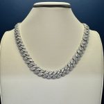 925 Moissanite Chain 23.50Ct VVS D Color
