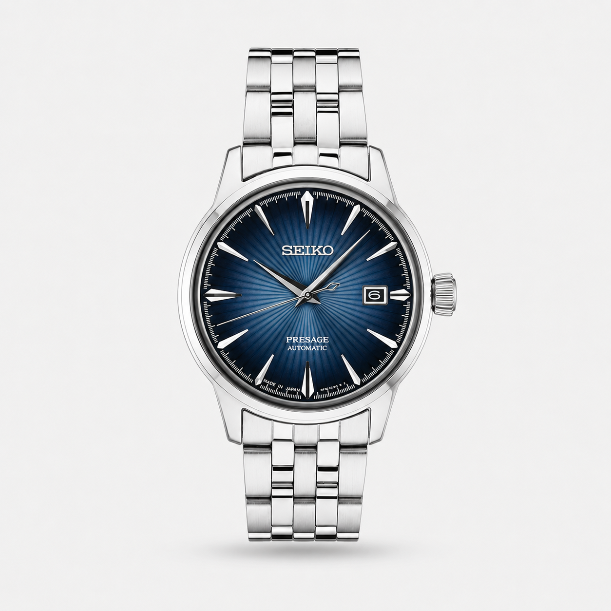 Presage Cocktail Time SS Automatic Blue Dial01