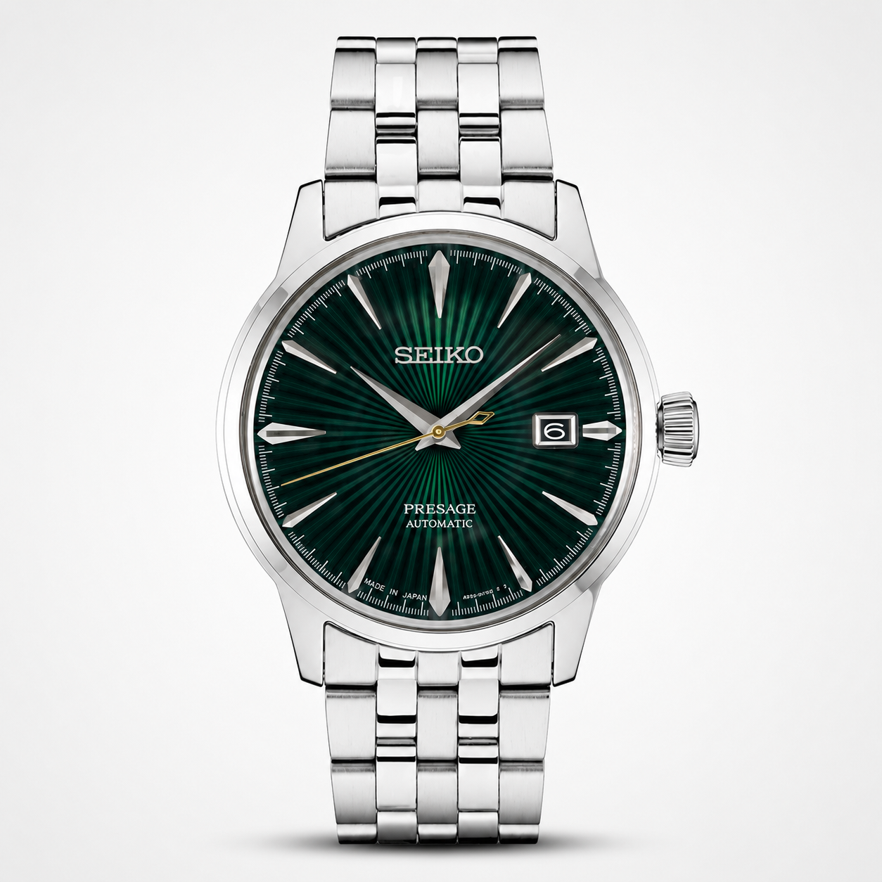 Presage Cocktail Time SS Automatic Green Dial