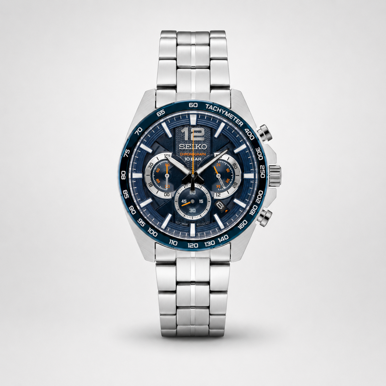 SEIKO ESSENTIAL CHRONOGRAPH BLUE DIAL