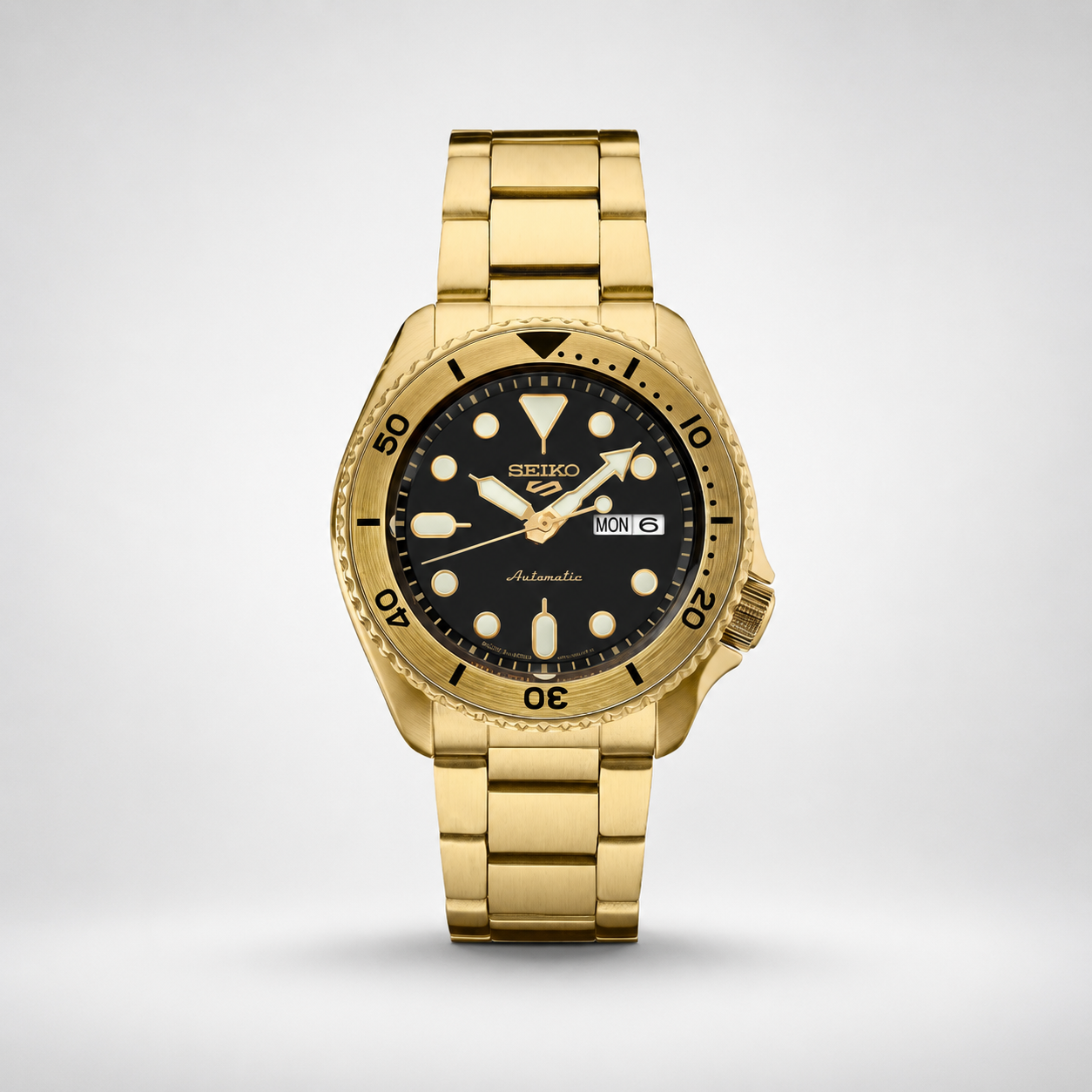 Seiko 5 Sports SS GP Automatic Black Dial