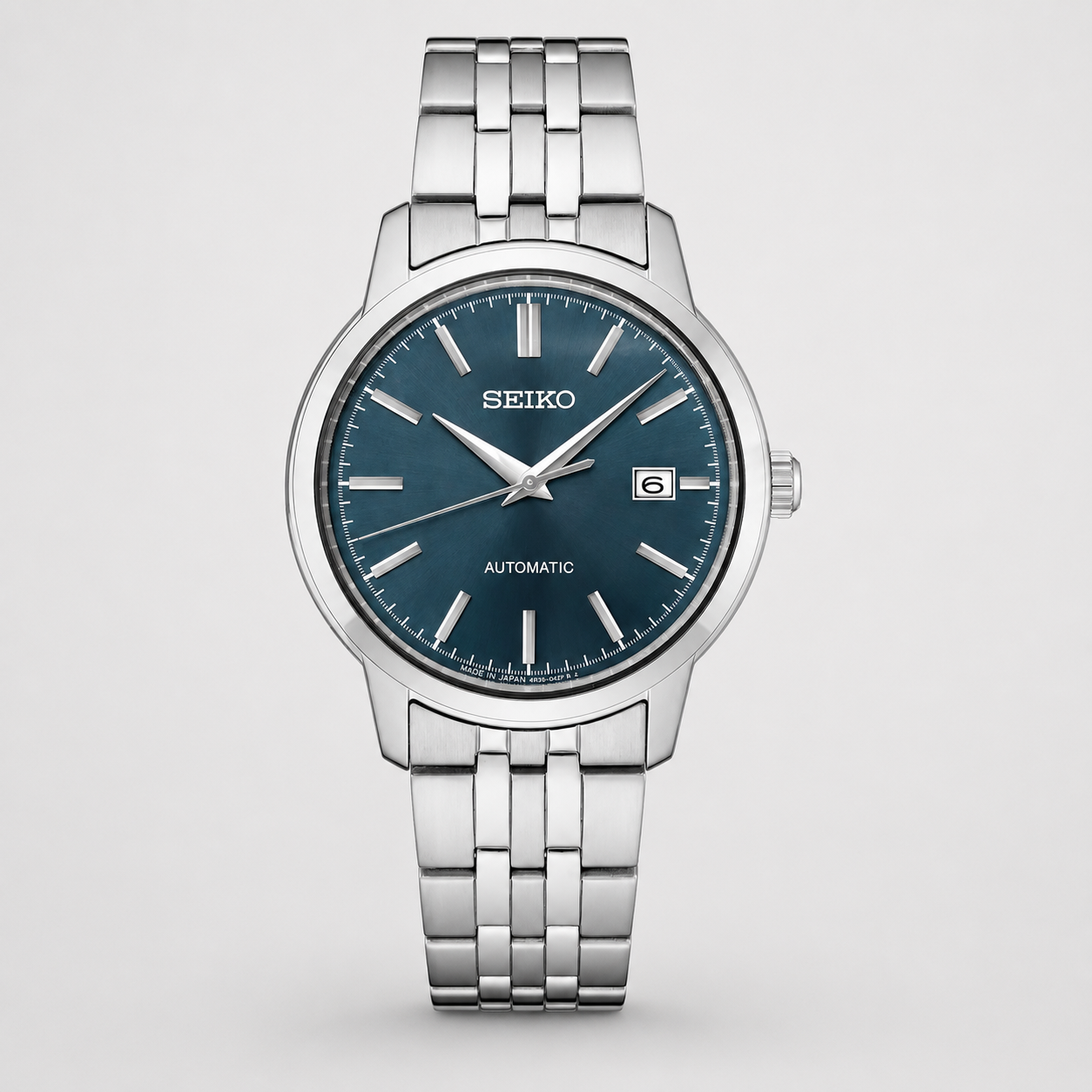 Seiko Essentials SS Automatic Blue Dial