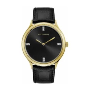 Wittnauer Mens Black Strap Watch