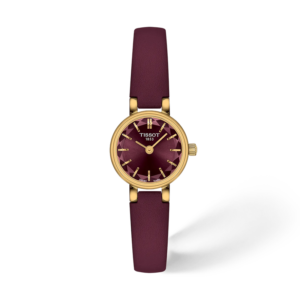 LOVELY LDS SS YL BURGUNDY DIAL ST IND