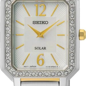 Seiko Crystals SS TT Solar Mother of Pearl Dial