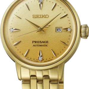 Seiko Presage Cocktail Time SGP Automatic Gold Dial