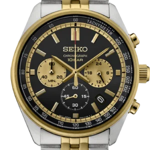 Essentials SS TT Chronograph Black Dial ssb430