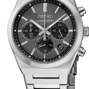 Essentials SS Quartz Chronograph Gray Dial