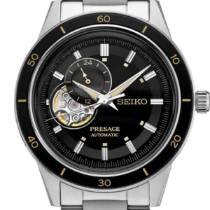 Presage Style 60s SS Automatic Black Dial