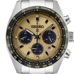Prospex Speedtimer SS Solar Chronograph Yellow Dial
