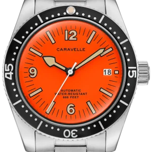 Caravelle Sea Hunter Orange Dial Automatic 43B177