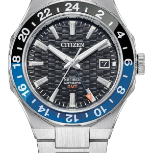 Citizen Series8 880 GMT Black Dial Stainless Steel Bracelet NB6031-56E