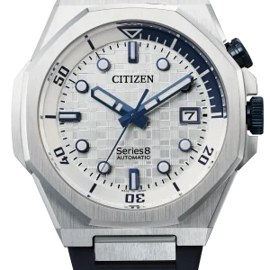 Citizen Series8 890 White Dial Polyurethane Strap NB6060-07A