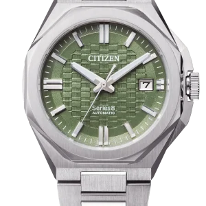 Citizen Series8 Green Dial Stainless Steel Bracelet NB6080-51W