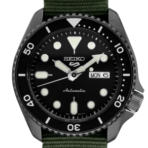 SEIKO 5 SPORT SS BIK CT AUTO BLACK DIAL SRPD91