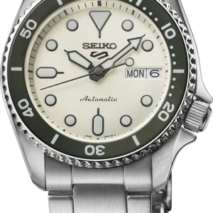 SEIKO 5 SPORT SS AUTO IVORY DIAL SRPK31