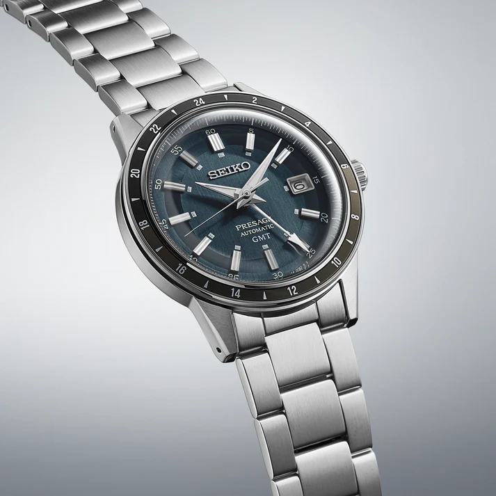 Persage style 60s ssAuto GMT Blue Dial SSK009