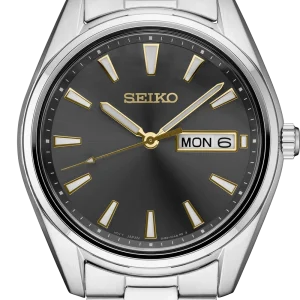 Essentials SS Quartz Charcoal Dial SUR343