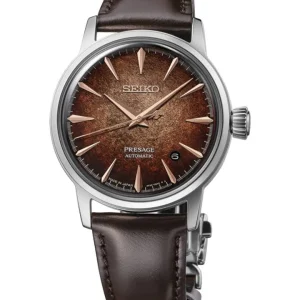 Presage Cocktail Time SS Automatic Brown Dial HCB003